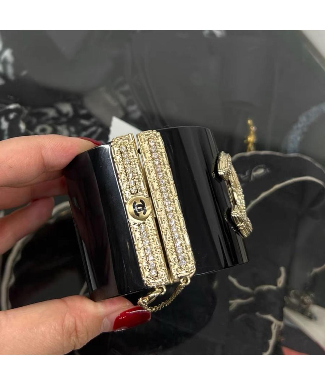 CHANEL Черный браслет, фото 2