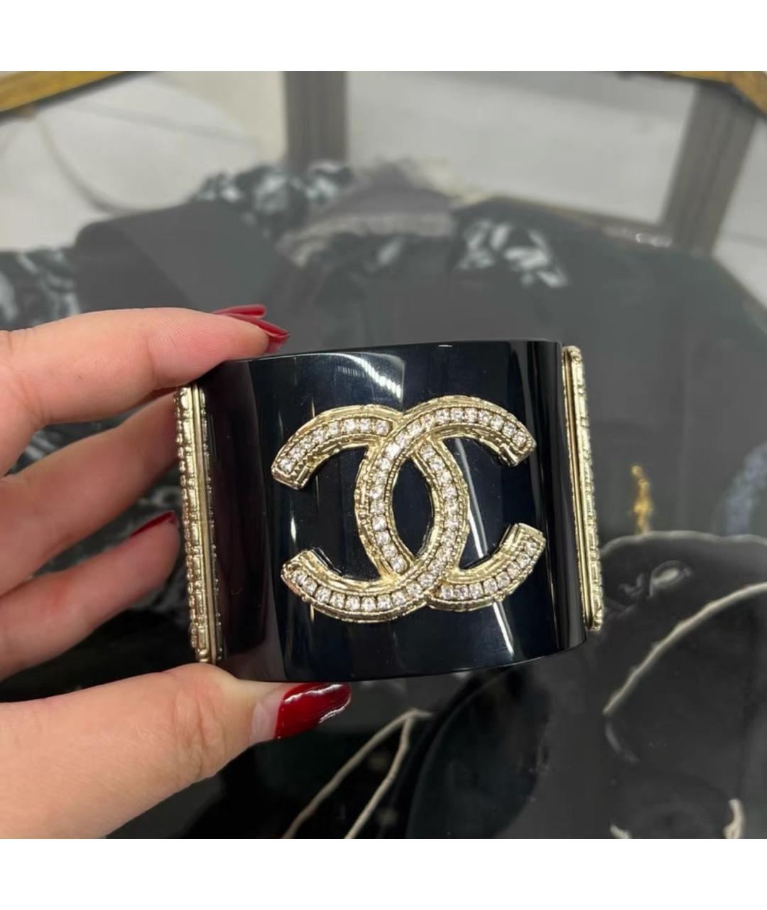 CHANEL Черный браслет, фото 6
