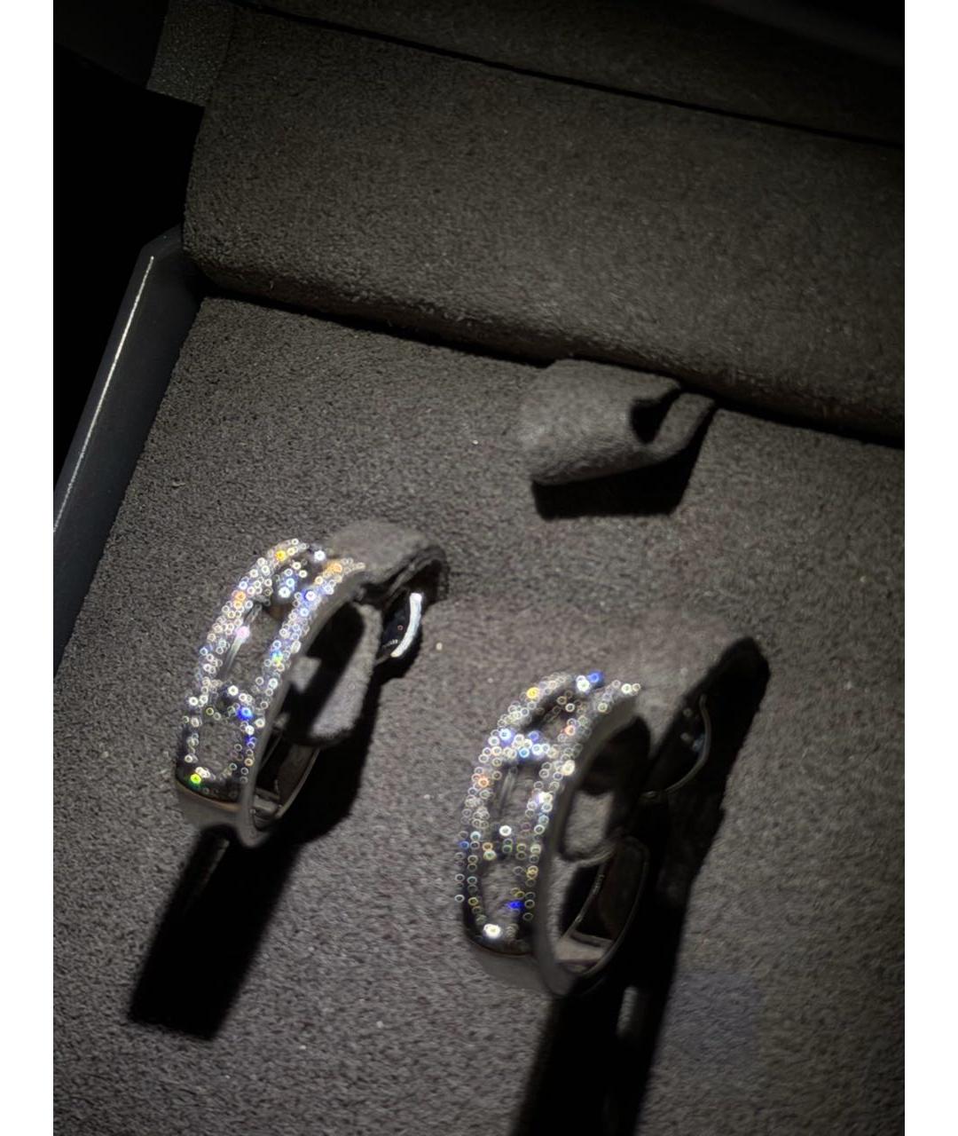 MESSIKA Серебряные серьги из белого золота, фото 3