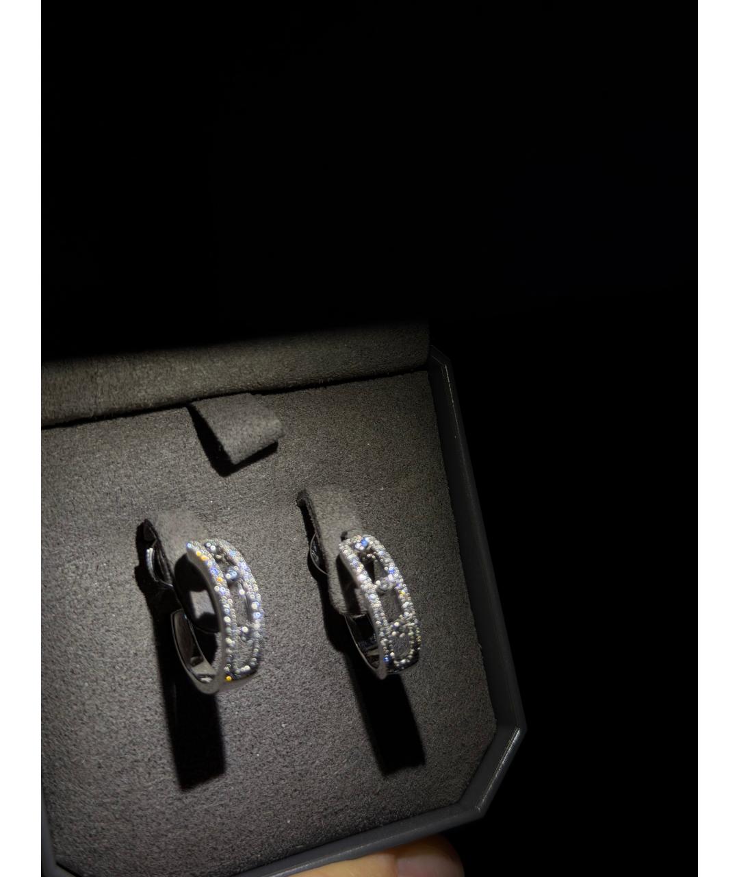 MESSIKA Серебряные серьги из белого золота, фото 7