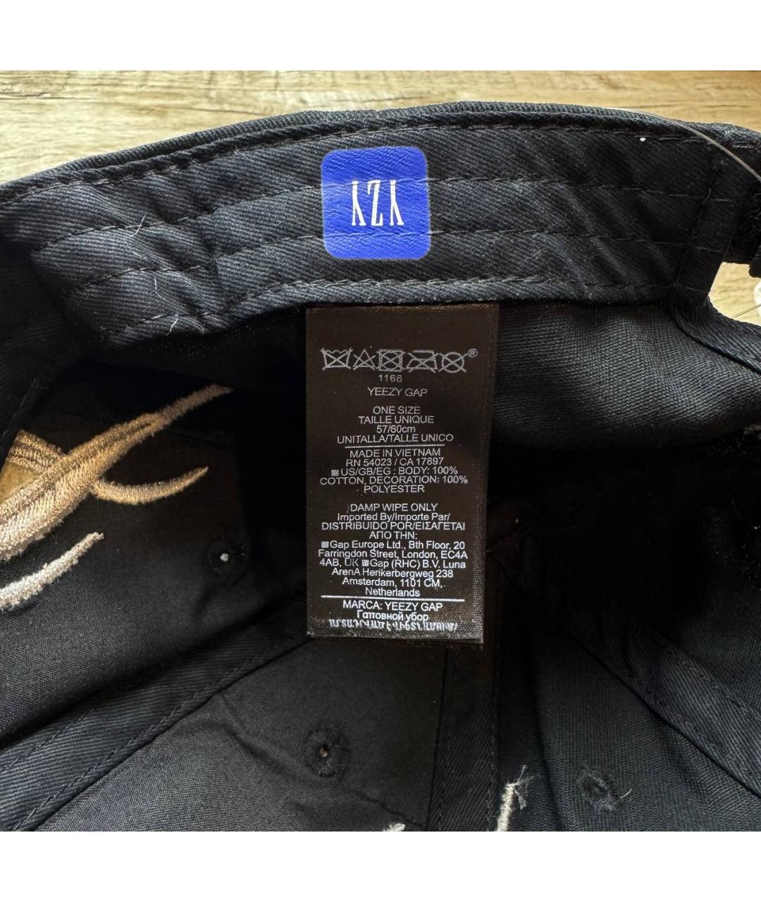 YEEZY Черная кепка, фото 8