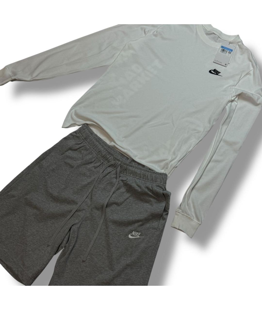 NIKE Черный хлопковый спортивный костюм, фото 3