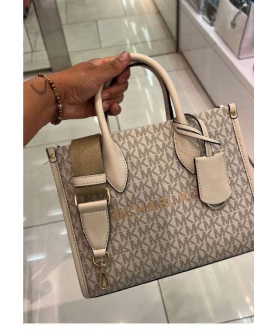 MICHAEL KORS Бежевая сумка через плечо, фото 2