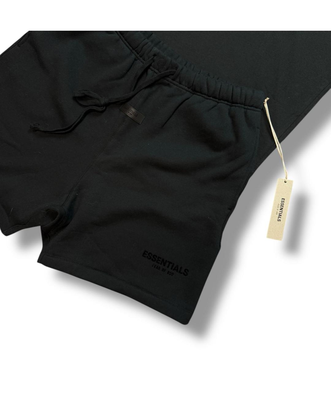 FEAR OF GOD ESSENTIALS Черный хлопковый спортивный костюм, фото 3