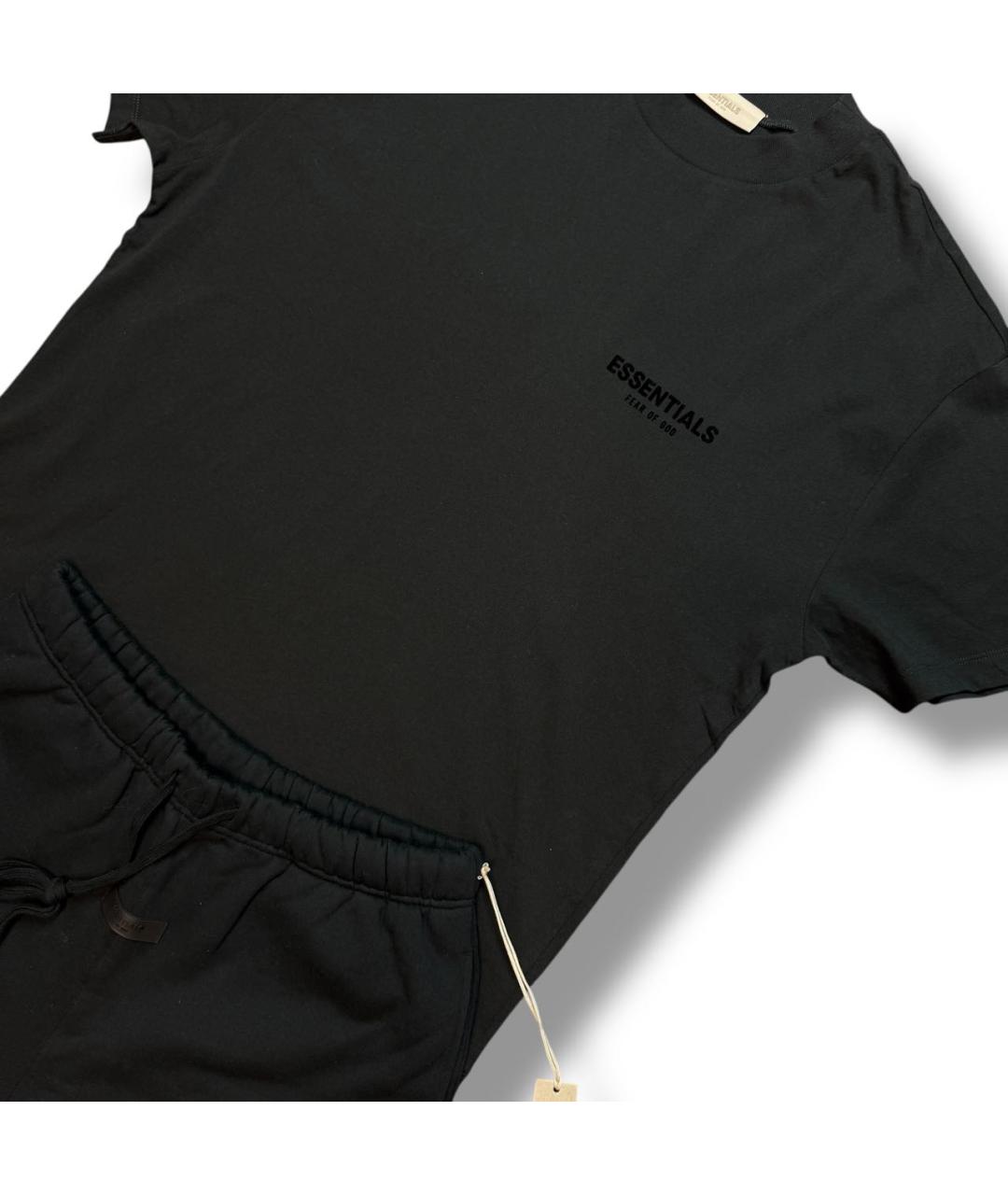 FEAR OF GOD ESSENTIALS Черный хлопковый спортивный костюм, фото 2