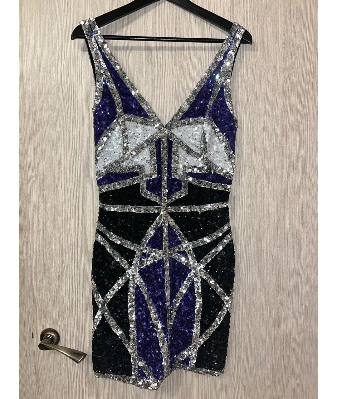 ELIE SAAB Мульти шелковое коктейльное платье, фото 5