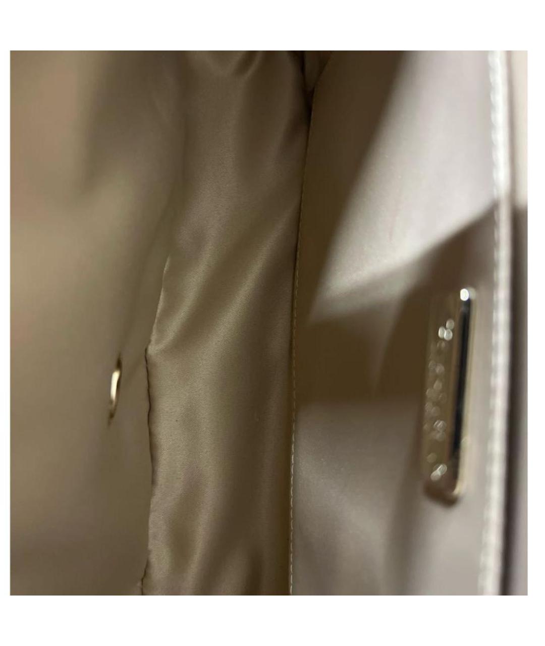 CHANEL Золотая сумка через плечо, фото 4