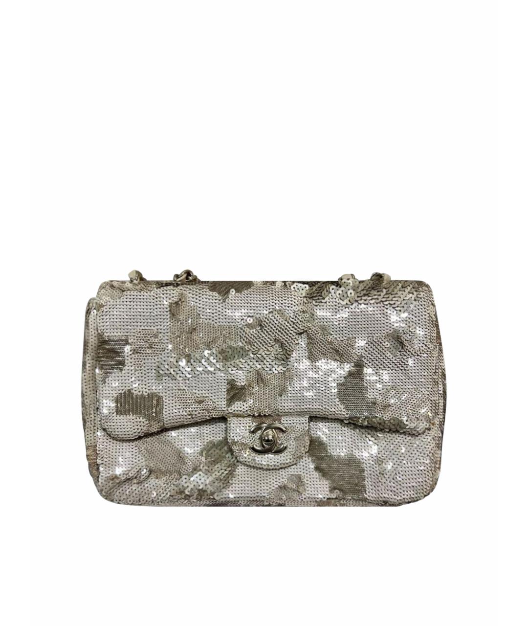 CHANEL Золотая сумка через плечо, фото 1