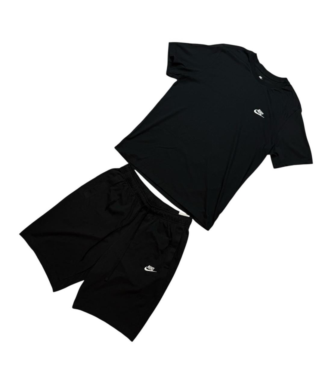 NIKE Черный хлопковый спортивный костюм, фото 6