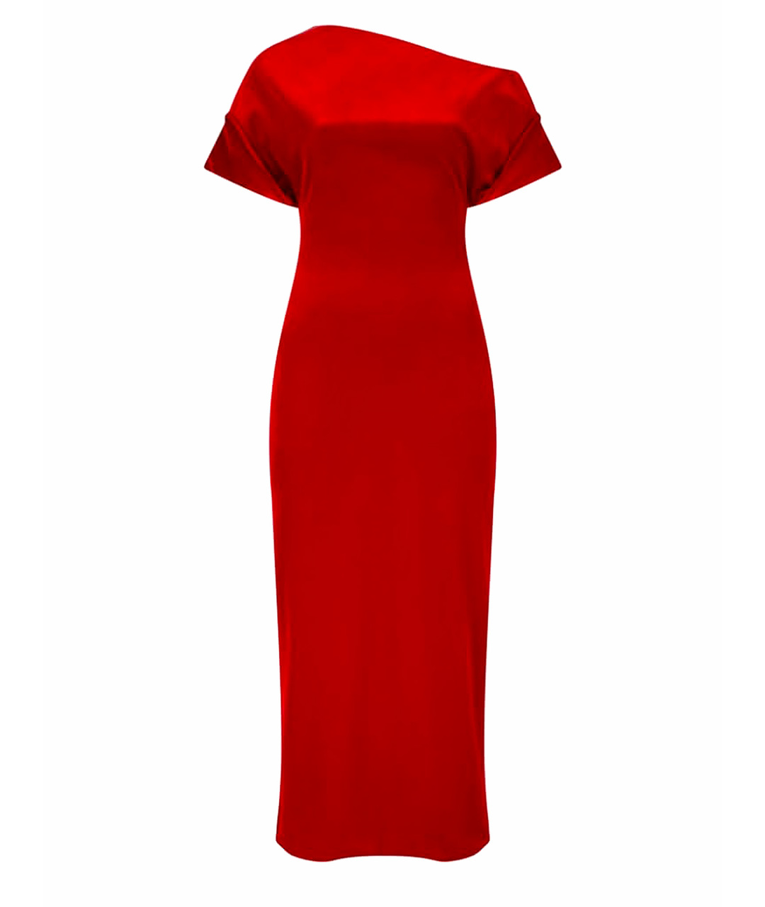 CHRISTOPHER KANE Красное бархатное повседневное платье, фото 1