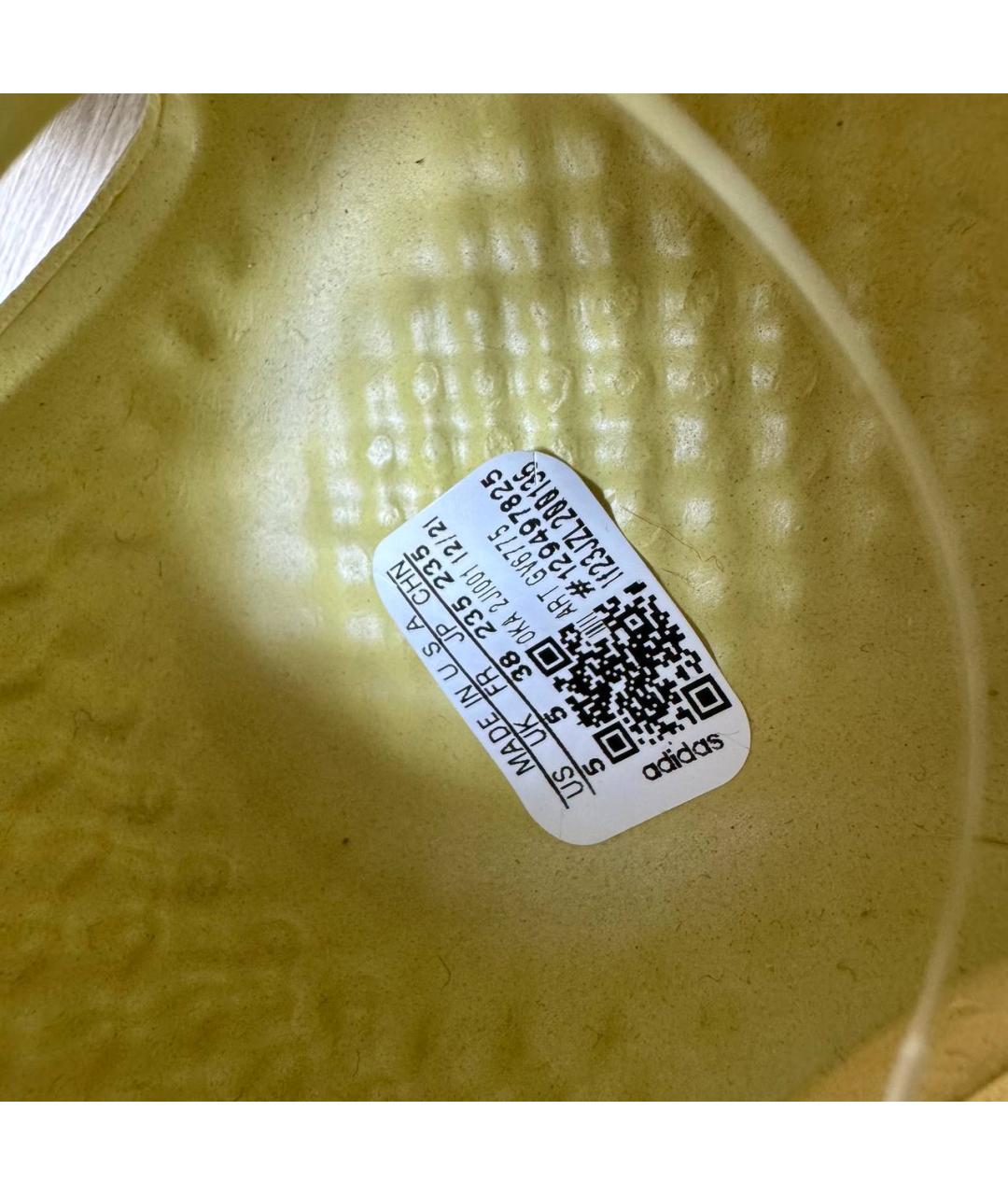 ADIDAS YEEZY Желтые шлепанцы, фото 9