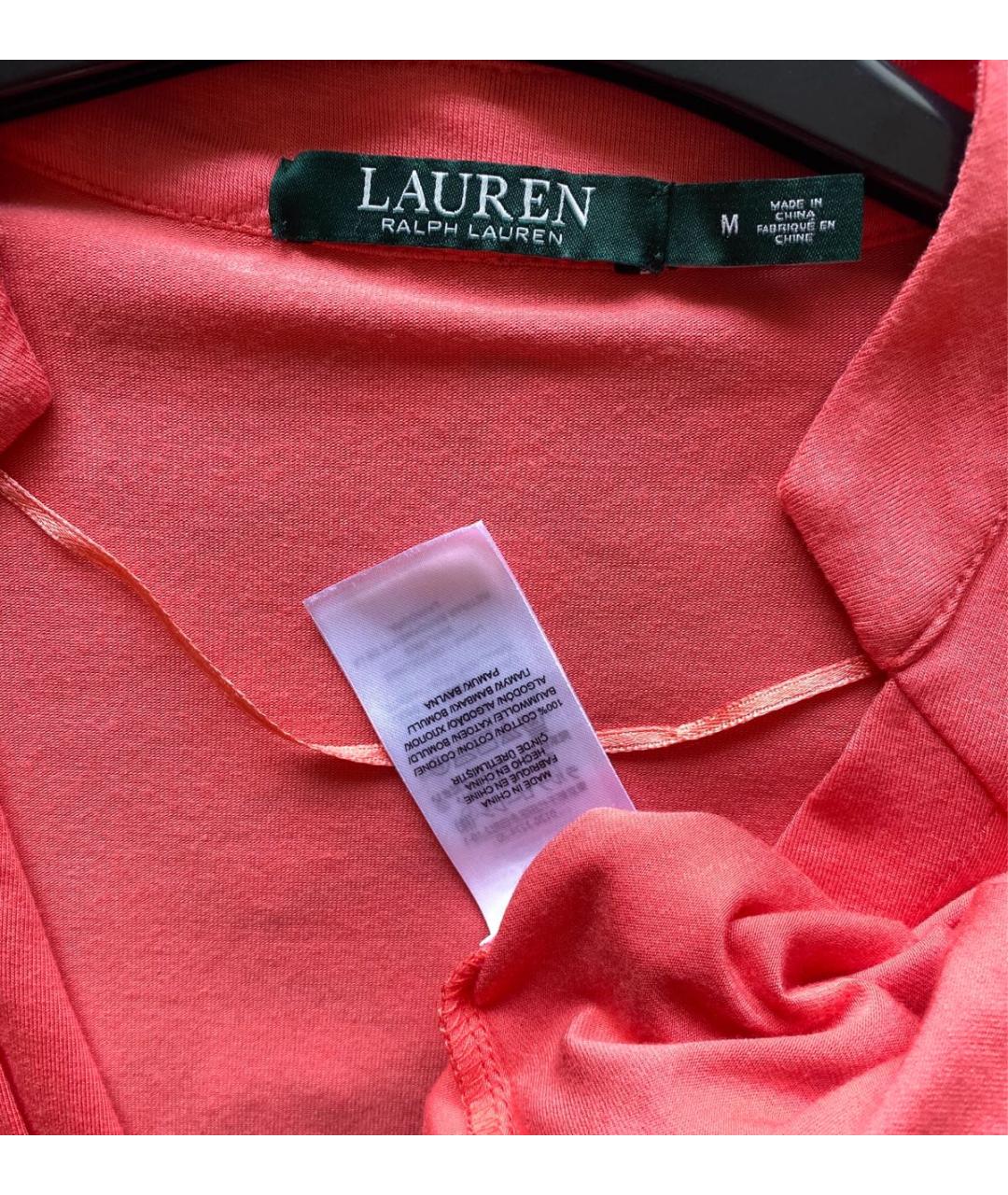 RALPH LAUREN Коралловое повседневное платье, фото 3