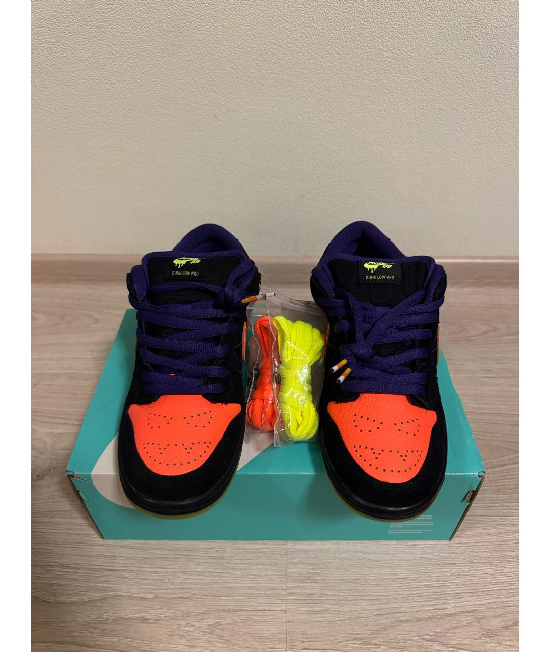 NIKE Мульти замшевые низкие кроссовки / кеды, фото 2