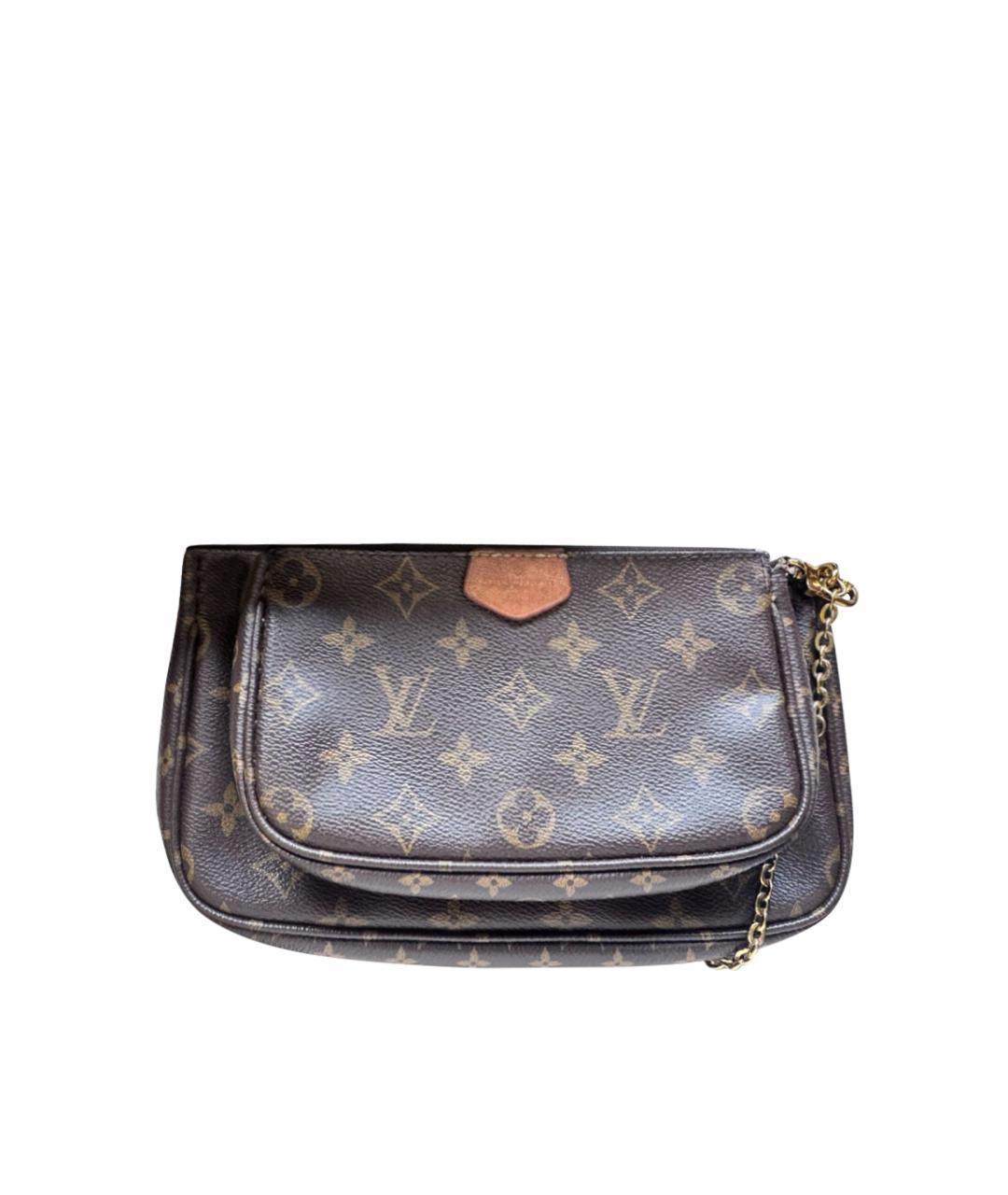 LOUIS VUITTON Коричневая сумка через плечо, фото 1