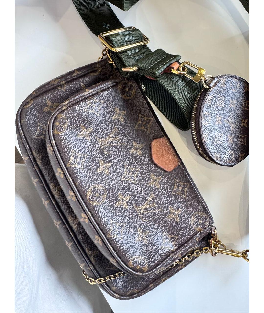 LOUIS VUITTON Коричневая сумка через плечо, фото 9