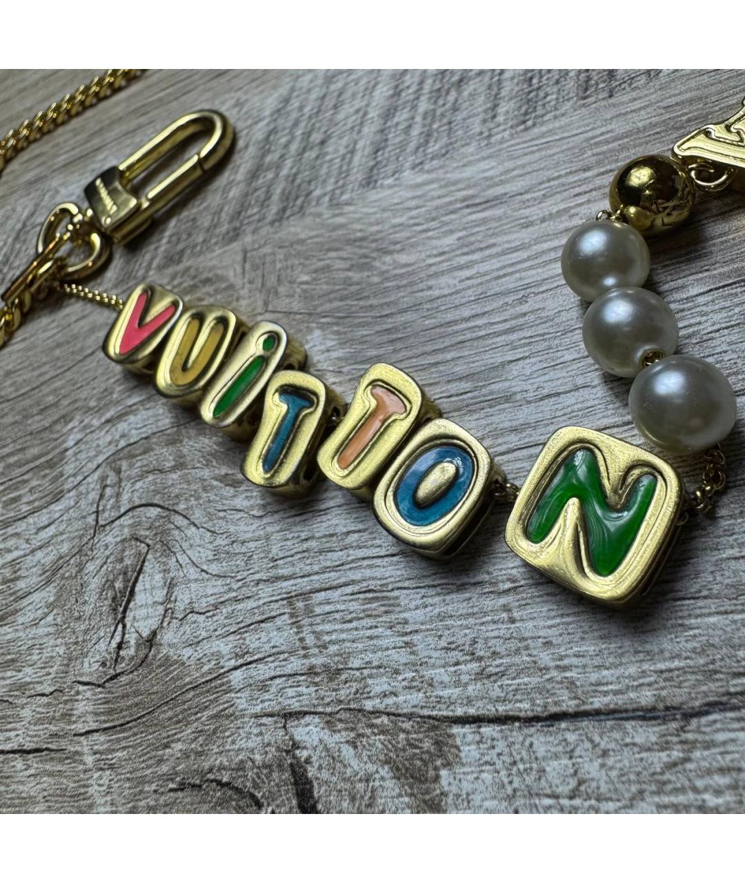 LOUIS VUITTON Золотая цепочка, фото 3