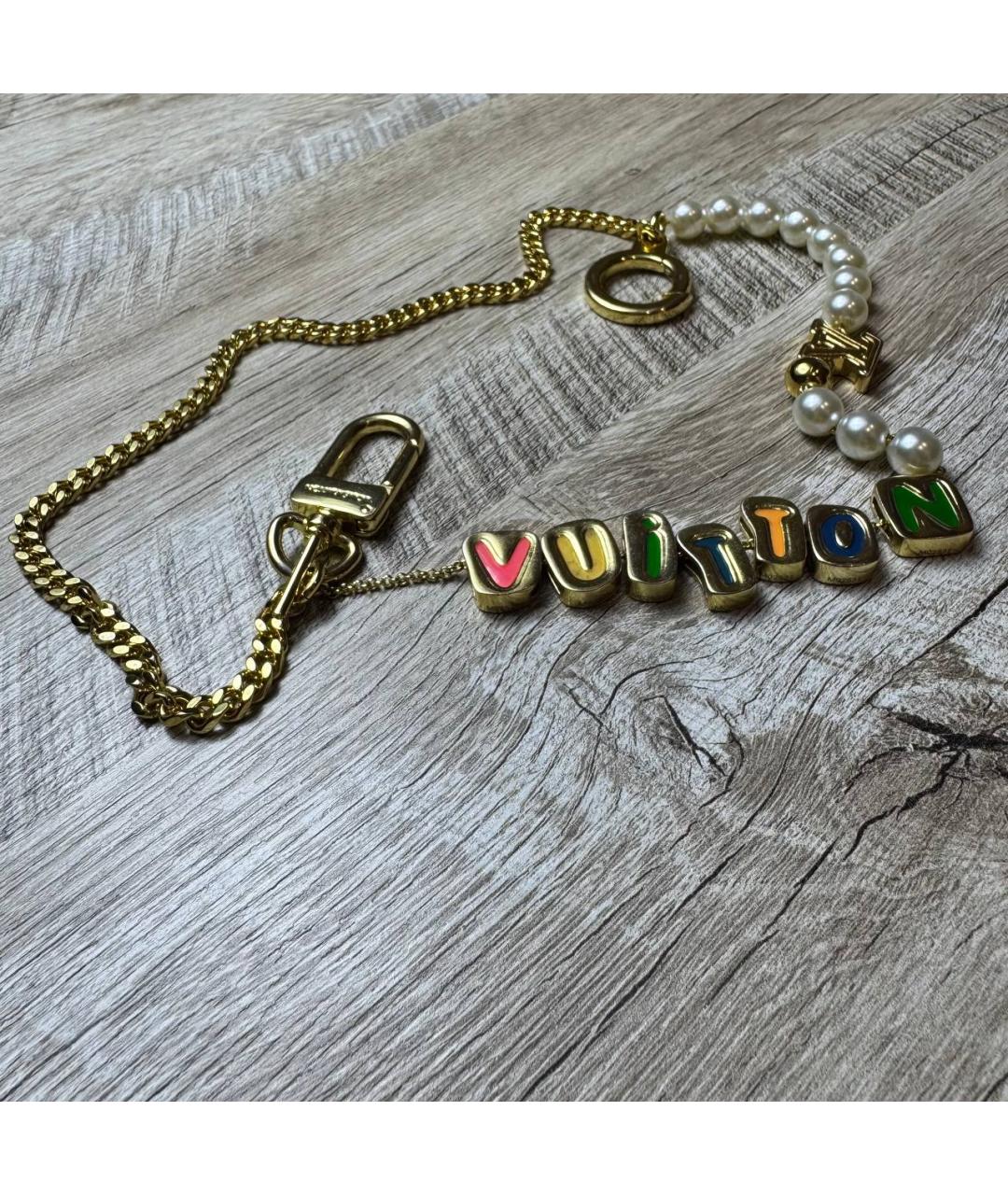 LOUIS VUITTON Золотая цепочка, фото 6