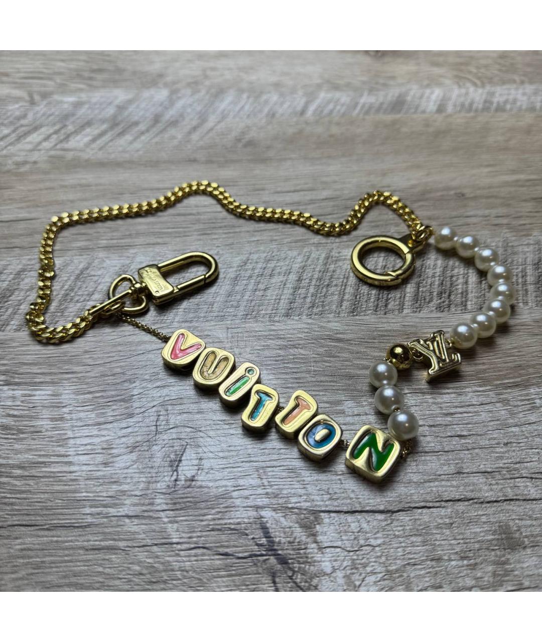 LOUIS VUITTON Золотая цепочка, фото 9