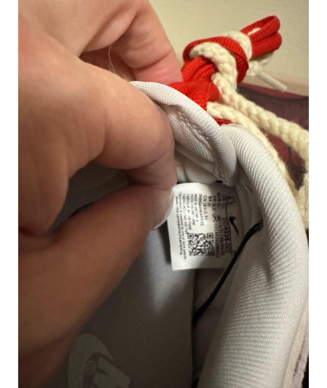 NIKE Серые замшевые низкие кроссовки / кеды, фото 5