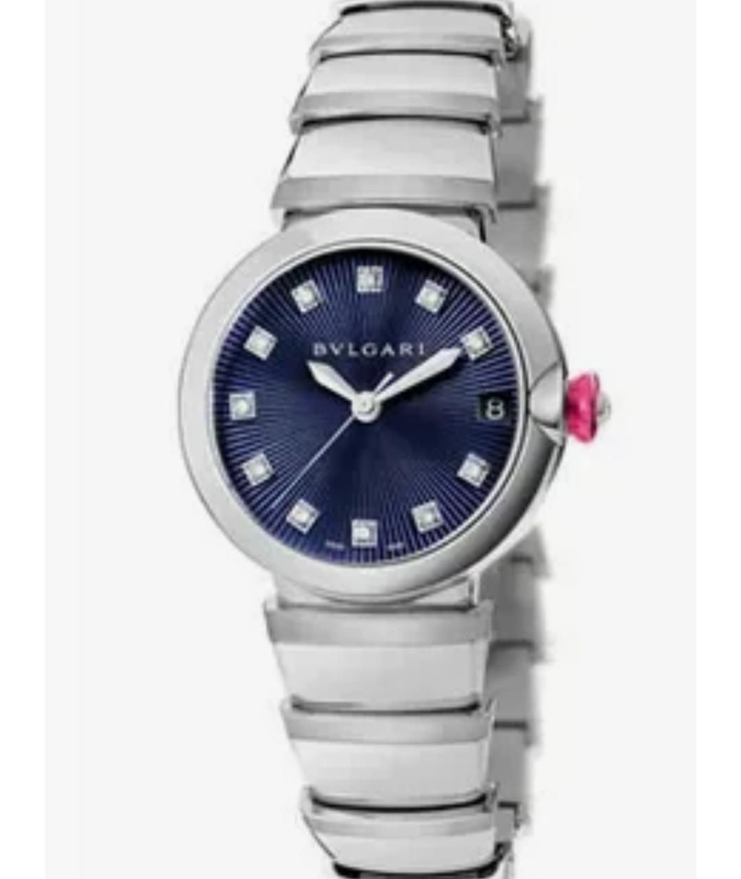 BVLGARI Темно-синие часы, фото 2
