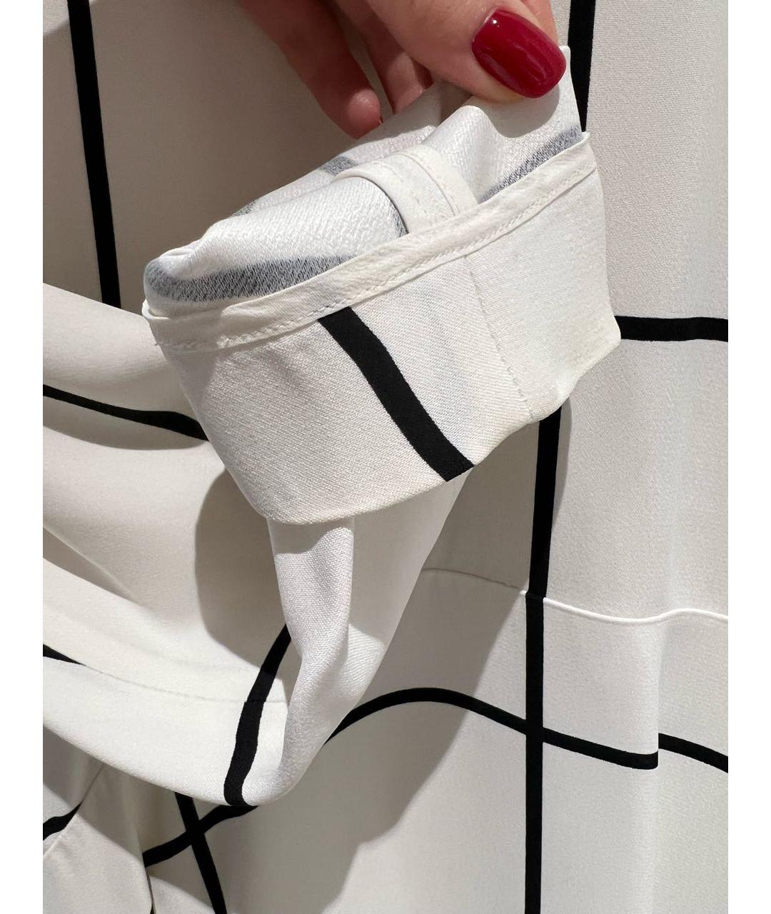 CHLOE Белое ацетатное коктейльное платье, фото 5