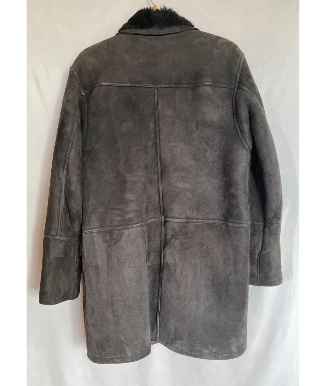 EMPORIO ARMANI Коричневая замшевая дубленка/шуба, фото 4