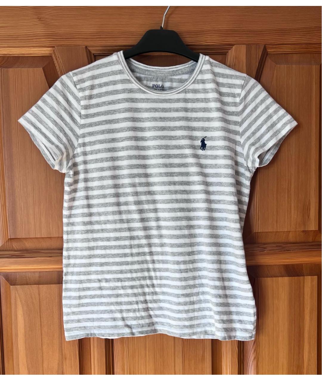 POLO RALPH LAUREN Белая хлопковая футболка, фото 4
