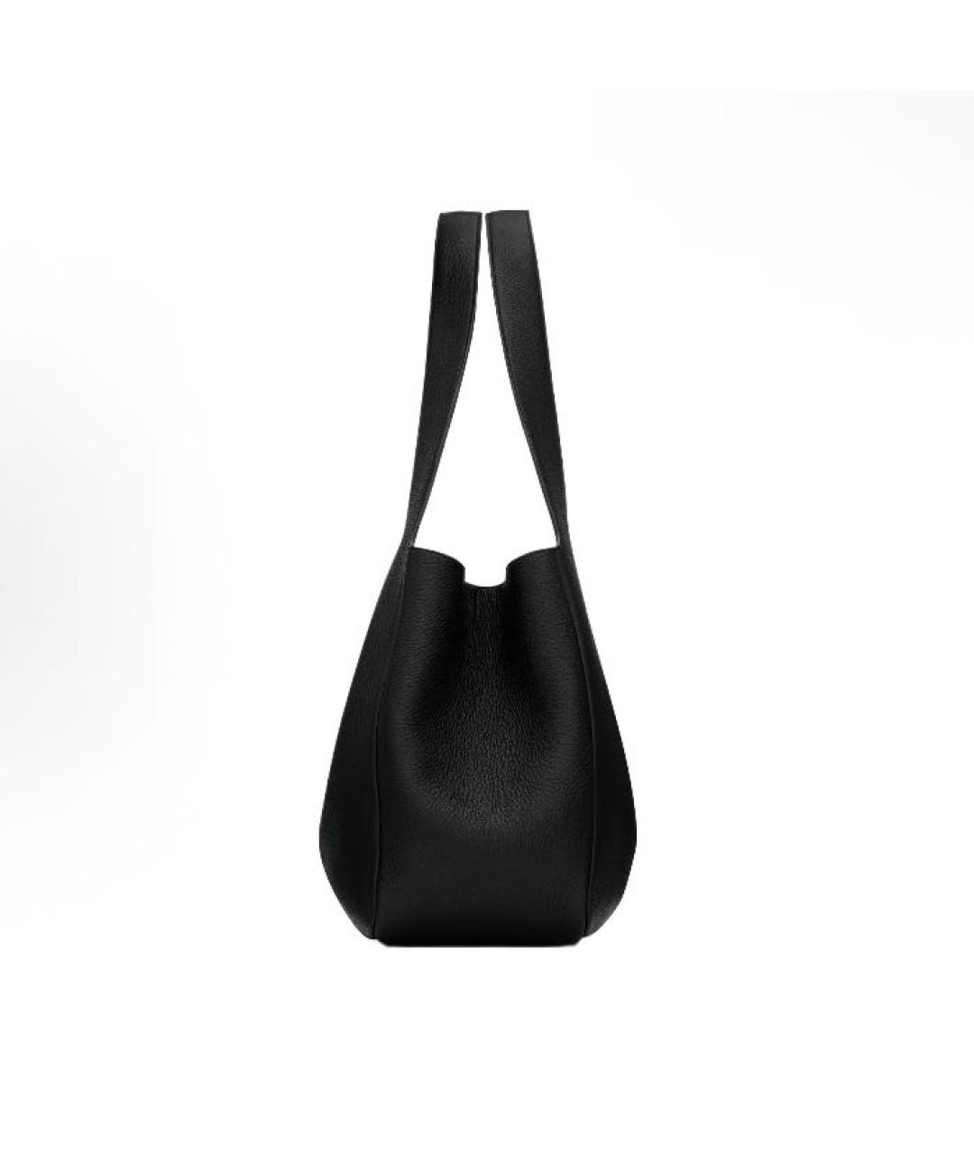 SAINT LAURENT Черная сумка тоут, фото 3