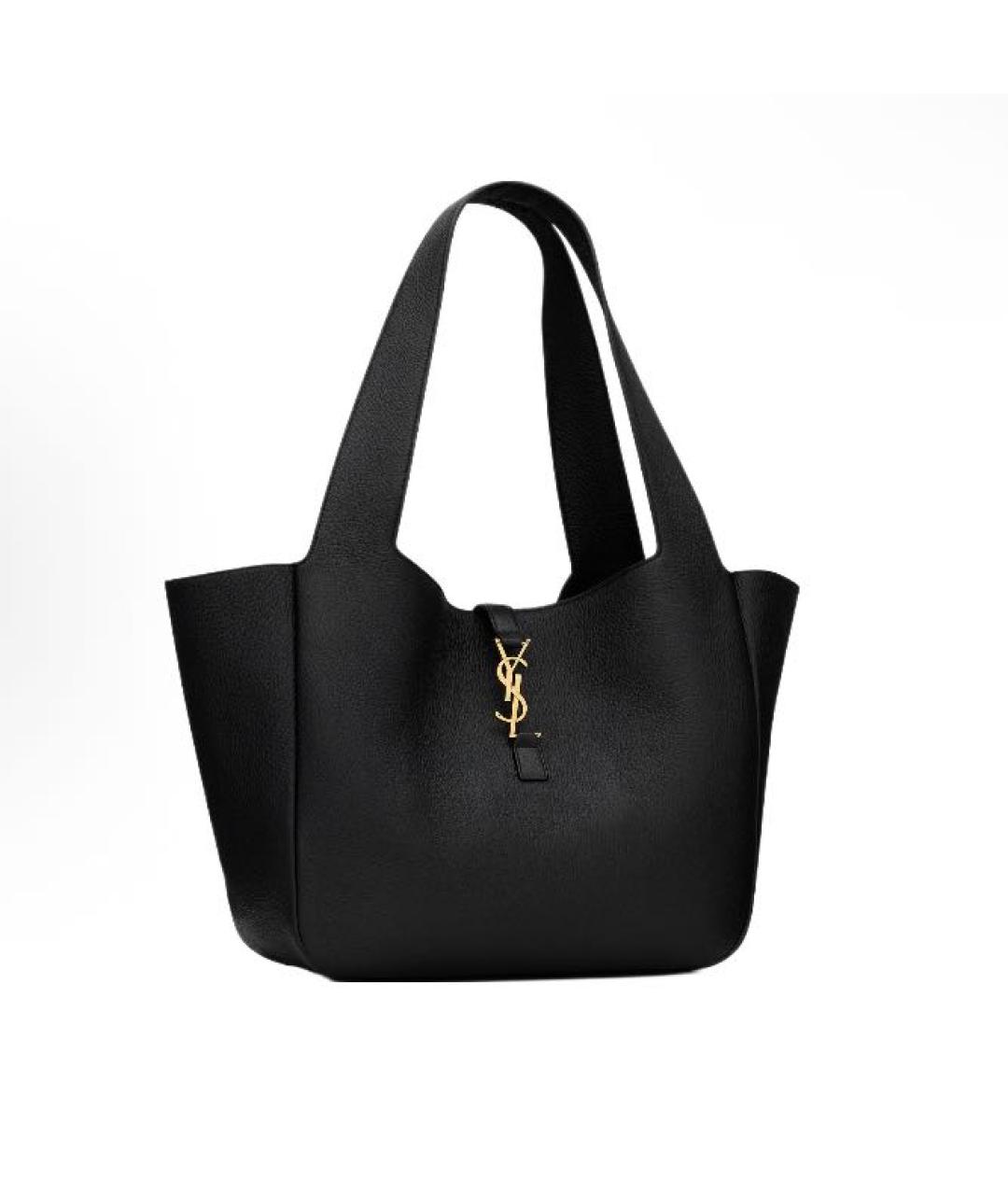 SAINT LAURENT Черная сумка тоут, фото 2