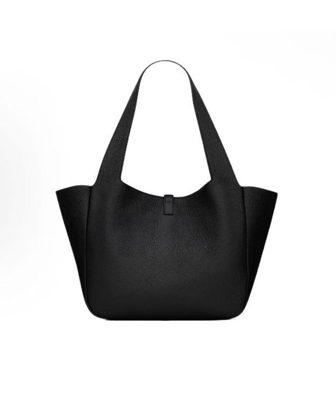 SAINT LAURENT Черная сумка тоут, фото 4