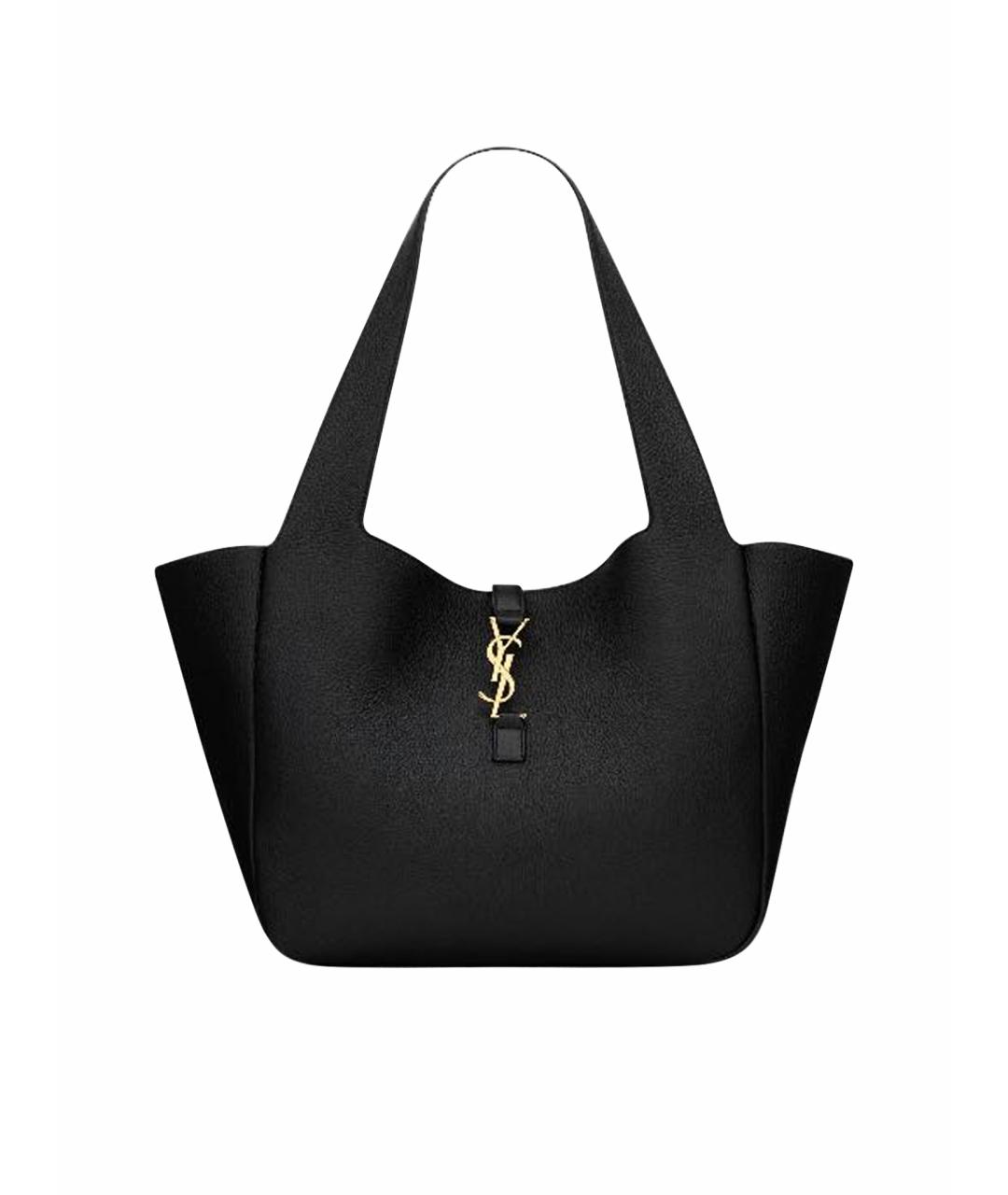 SAINT LAURENT Черная сумка тоут, фото 1