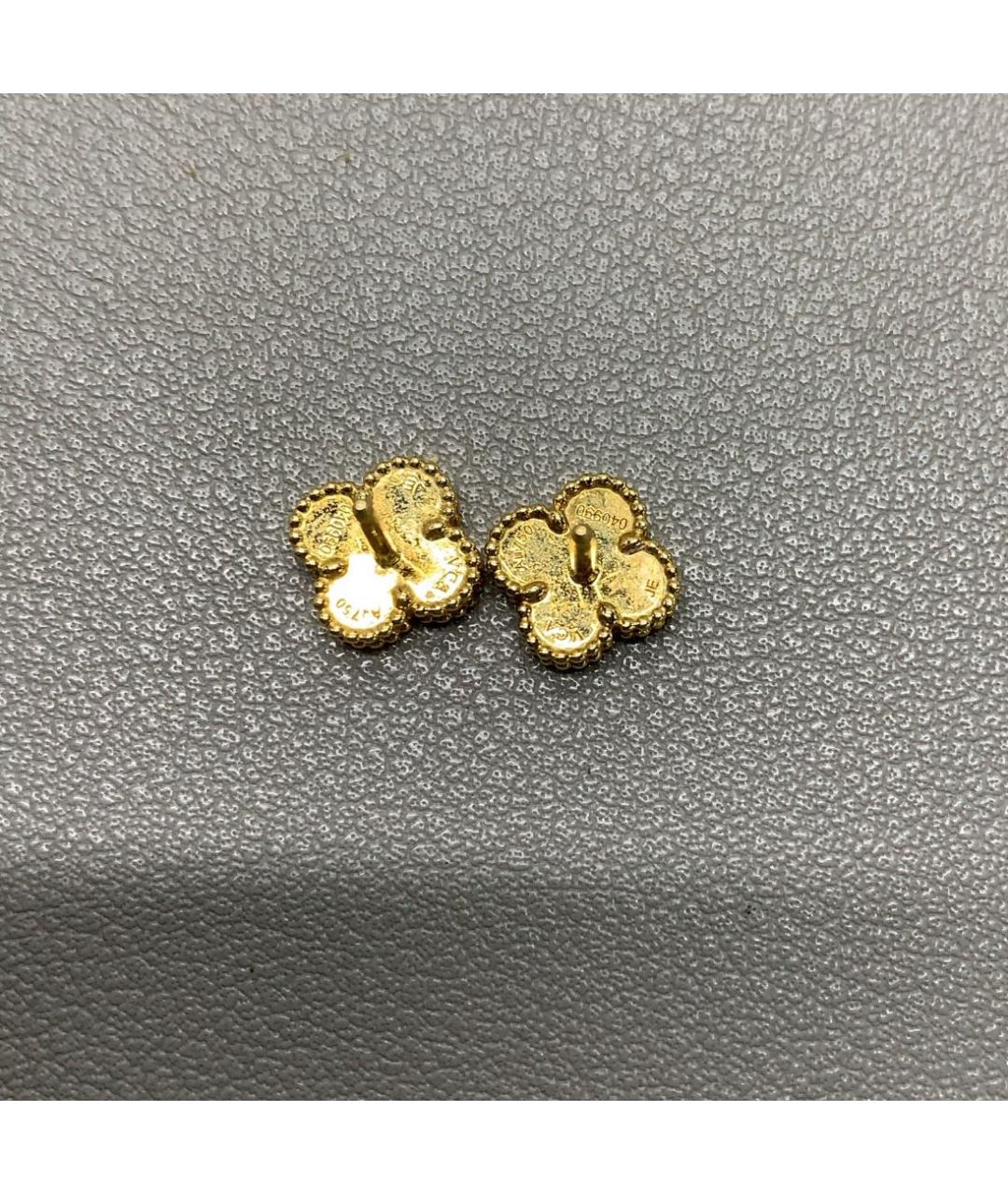 VAN CLEEF & ARPELS Золотые серьги из желтого золота, фото 4