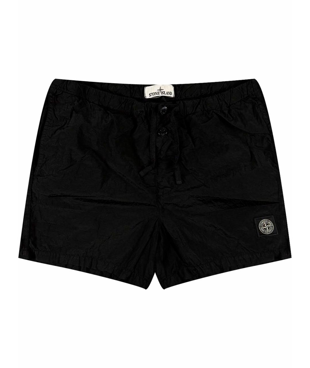 STONE ISLAND Черные шорты, фото 1