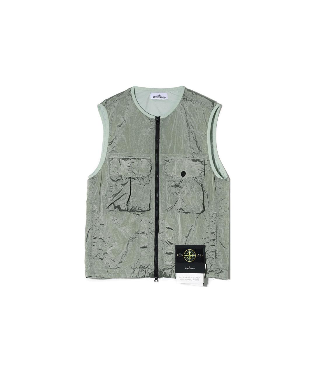 STONE ISLAND Серый жилет, фото 1