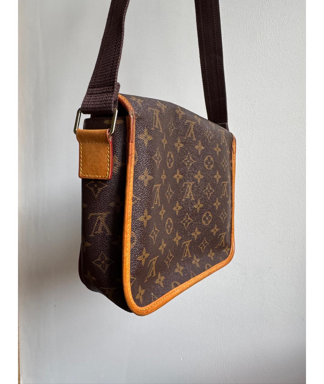 LOUIS VUITTON Коричневая сумка через плечо, фото 3
