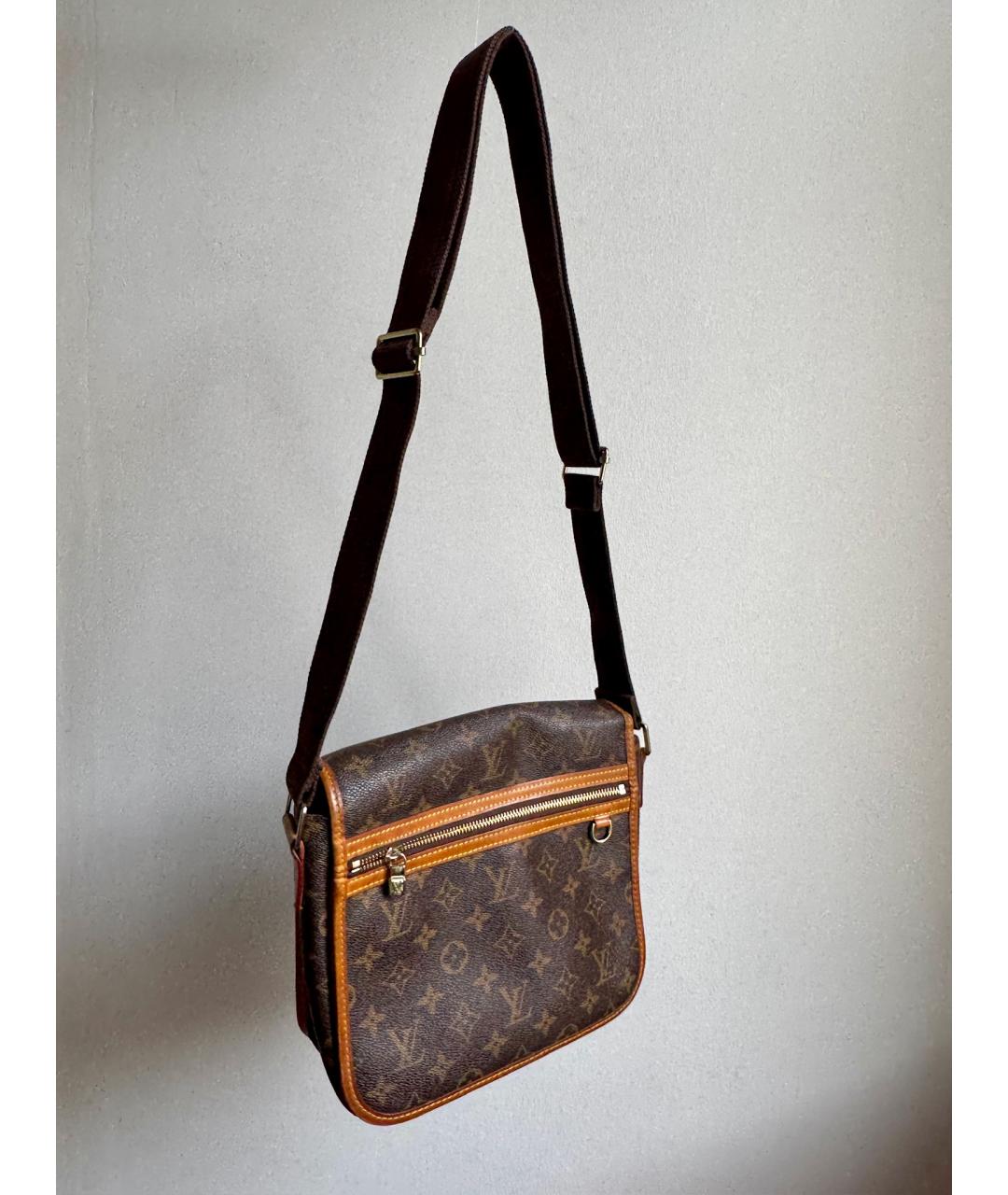LOUIS VUITTON Коричневая сумка через плечо, фото 4