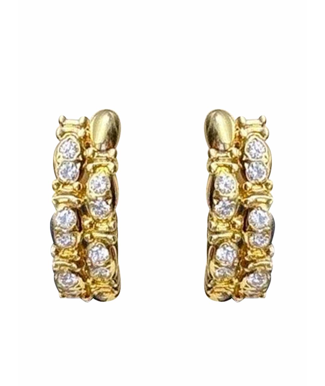 CELINE Золотые серьги из желтого золота, фото 1