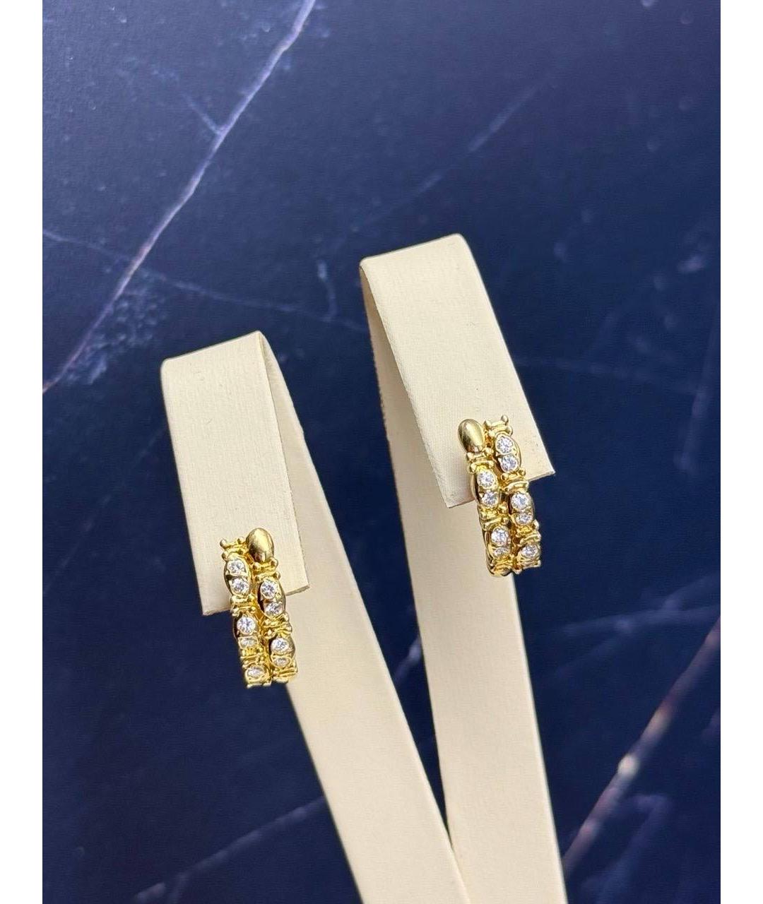 CELINE Золотые серьги из желтого золота, фото 5