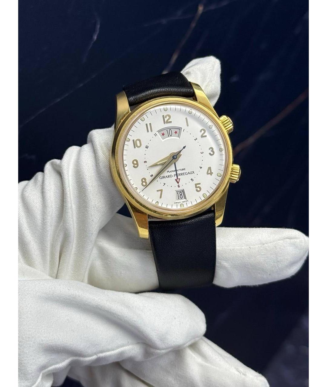 GIRARD PERREGAUX Золотые часы из желтого золота, фото 2