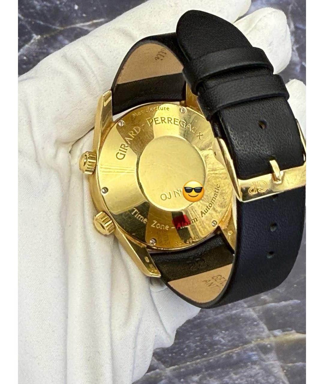 GIRARD PERREGAUX Золотые часы из желтого золота, фото 4