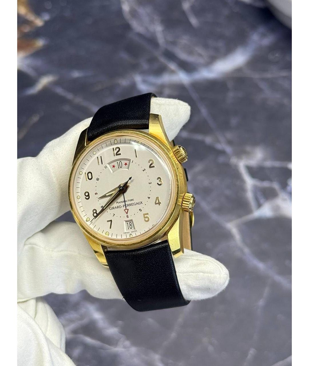 GIRARD PERREGAUX Золотые часы из желтого золота, фото 8
