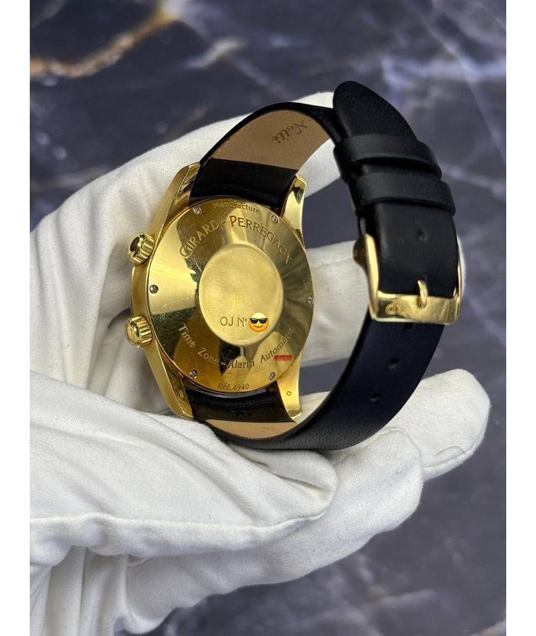 GIRARD PERREGAUX Золотые часы из желтого золота, фото 6