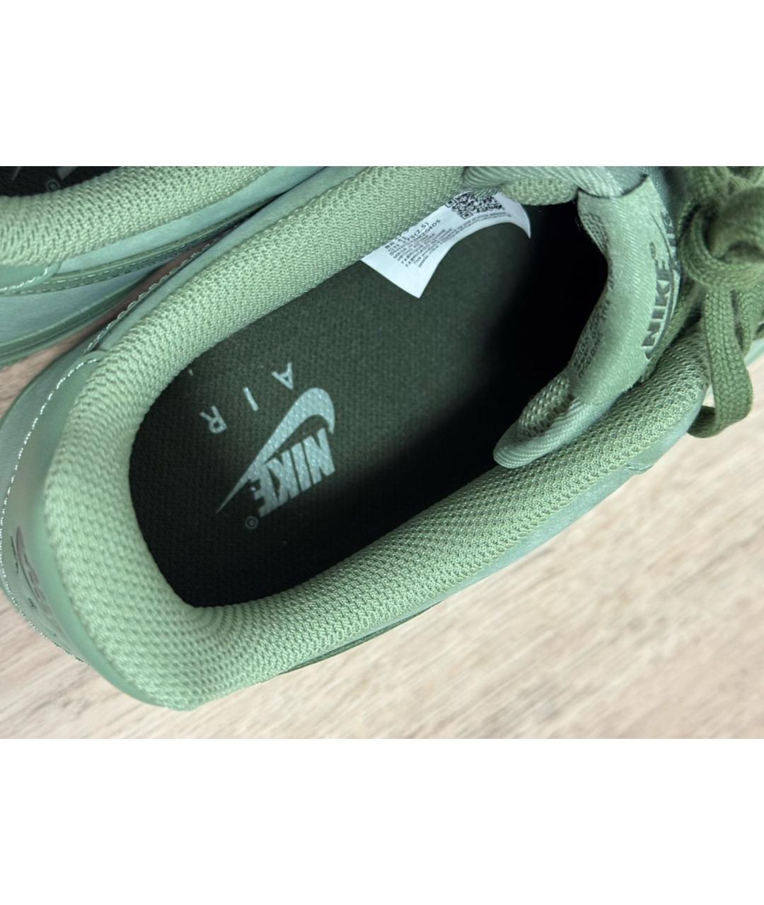 NIKE Зеленые низкие кроссовки / кеды, фото 8