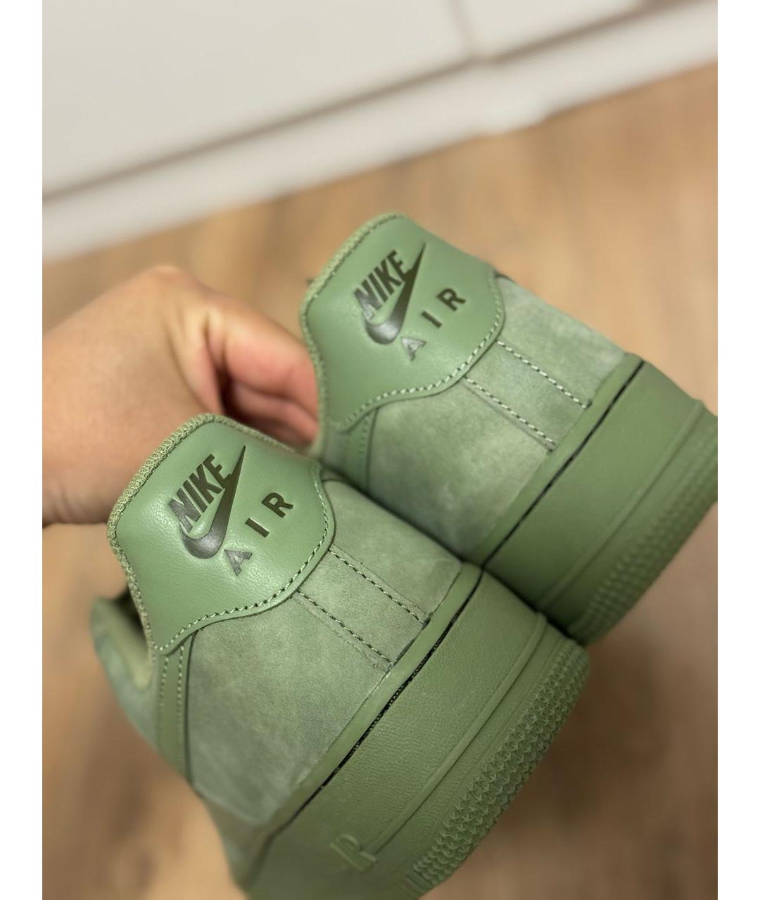 NIKE Зеленые низкие кроссовки / кеды, фото 5