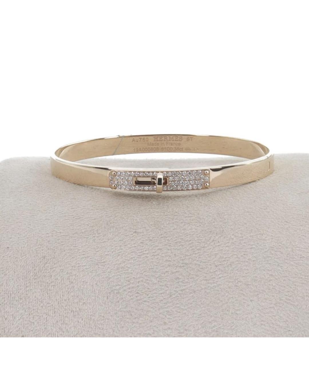 HERMES Золотой браслет из розового золота, фото 2