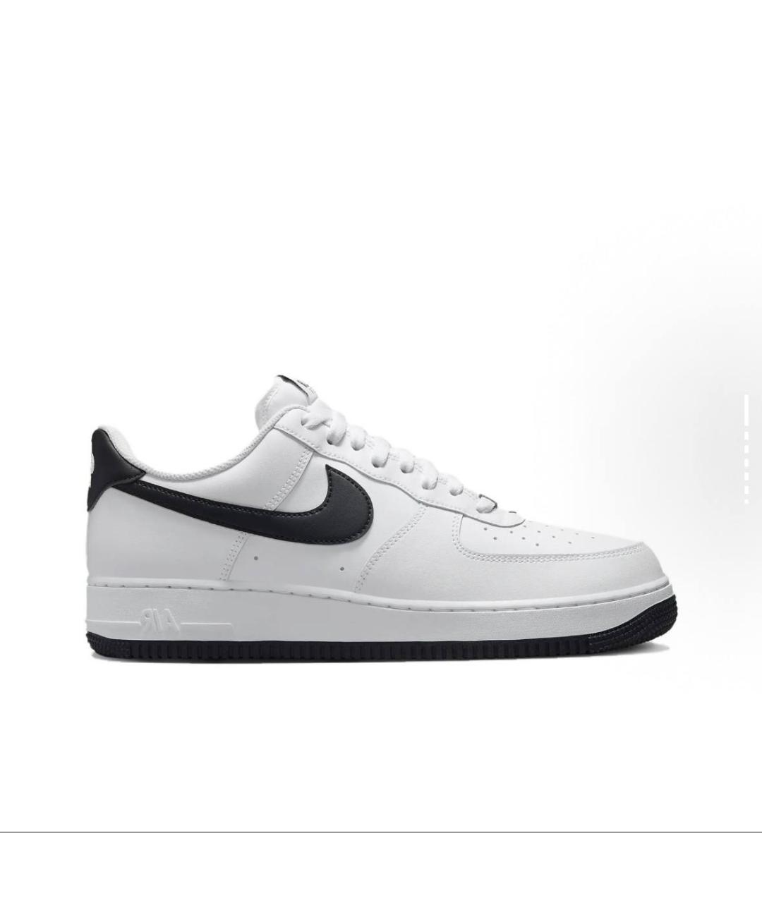 NIKE Белые кожаные низкие кроссовки / кеды, фото 1