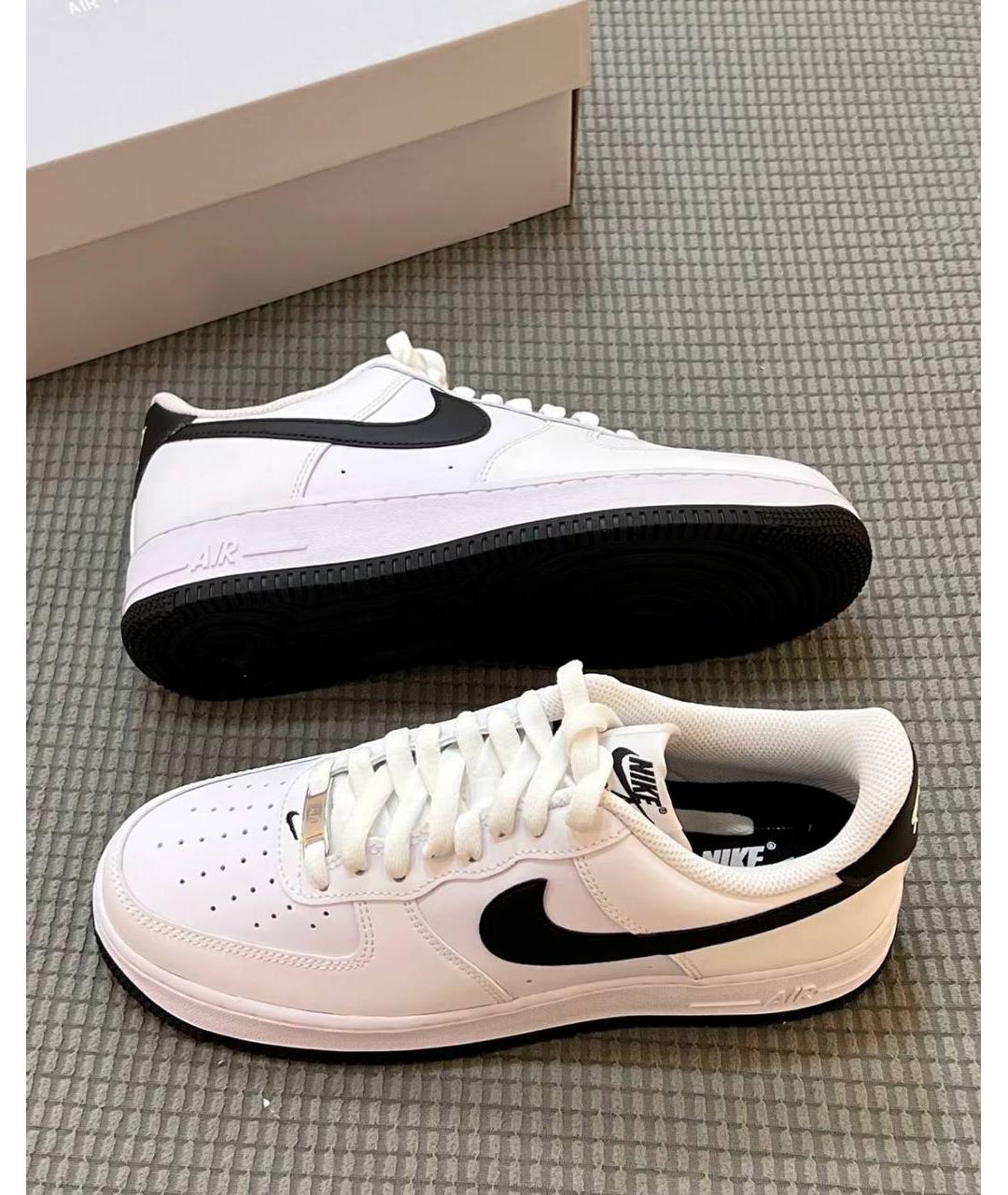 NIKE Белые кожаные кроссовки, фото 3