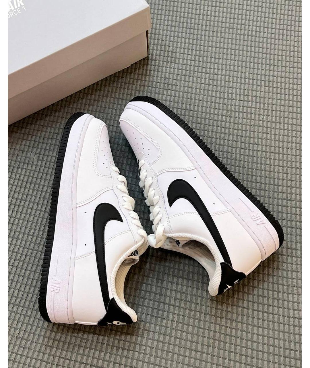 NIKE Белые кожаные кроссовки, фото 2