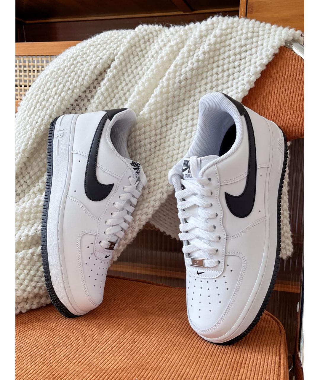 NIKE Белые кожаные кроссовки, фото 8