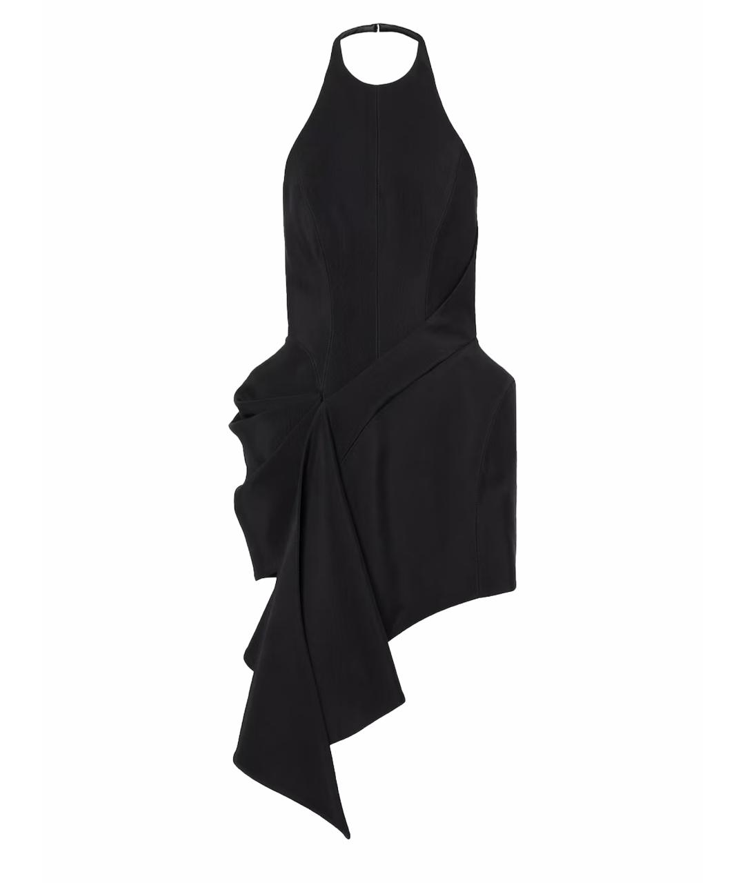 MUGLER Черное коктейльное платье, фото 1